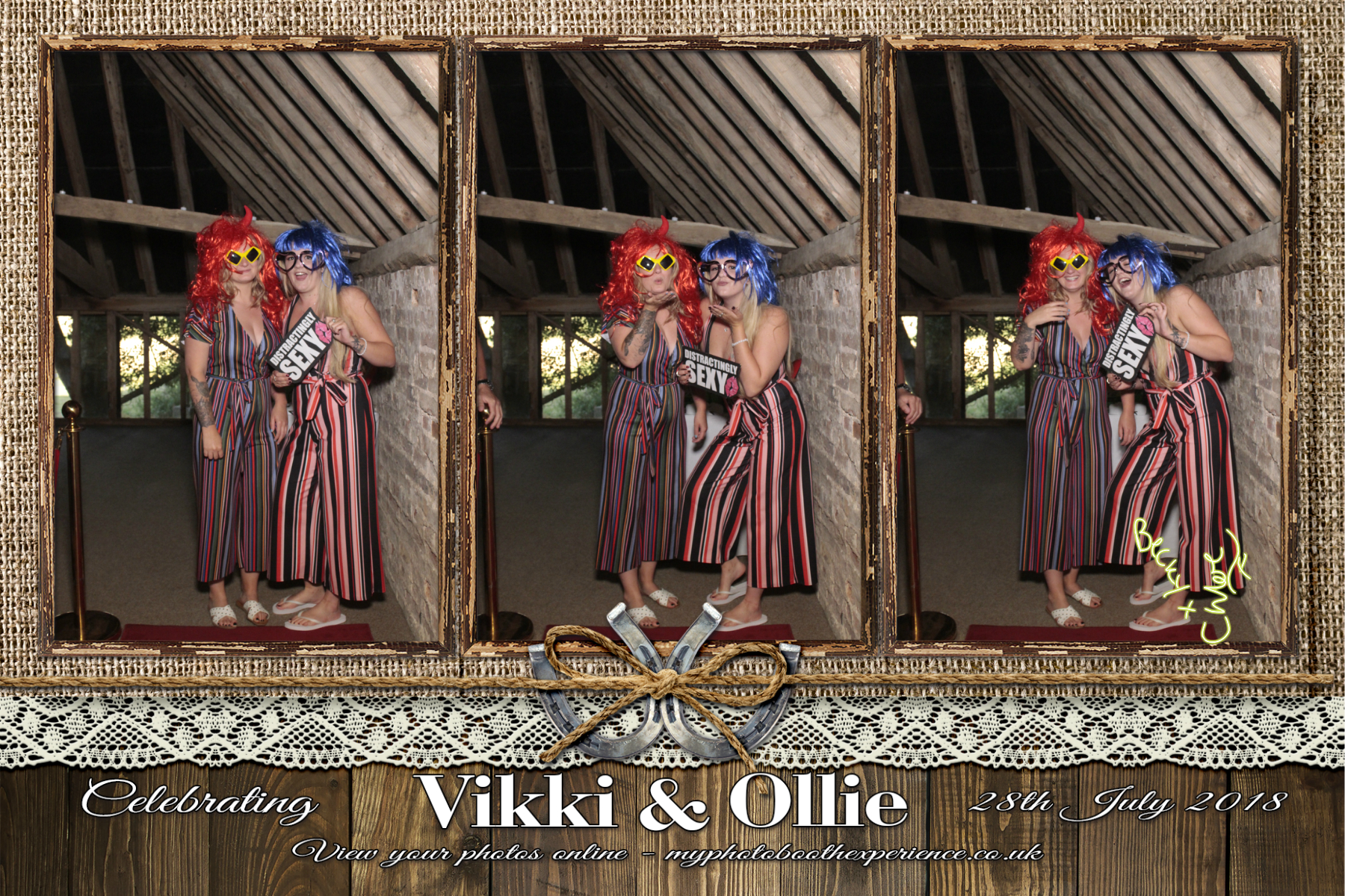 Vikki & Ollie's Wedding | View more photos from the event at gallery.myphotoboothexperience.co.uk/u/MyPhotoBoothExperienceLtd/Vikki-Ollies-Wedding